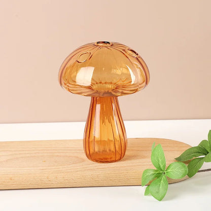 Vase Champignon Magique™ – Verrerie Colorée Feng Shui