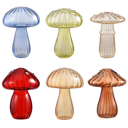 Vase Champignon Magique™ – Verrerie Colorée Feng Shui